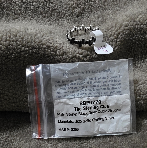 Other - Sterling Silver Black Onyx Ring